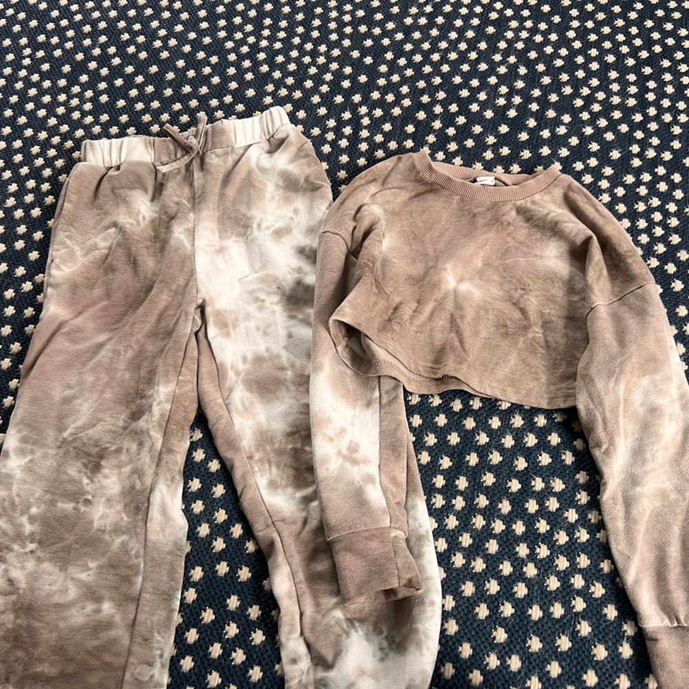 SHEIN Kids Tie-Dye Lounge Set – Size 9Y
